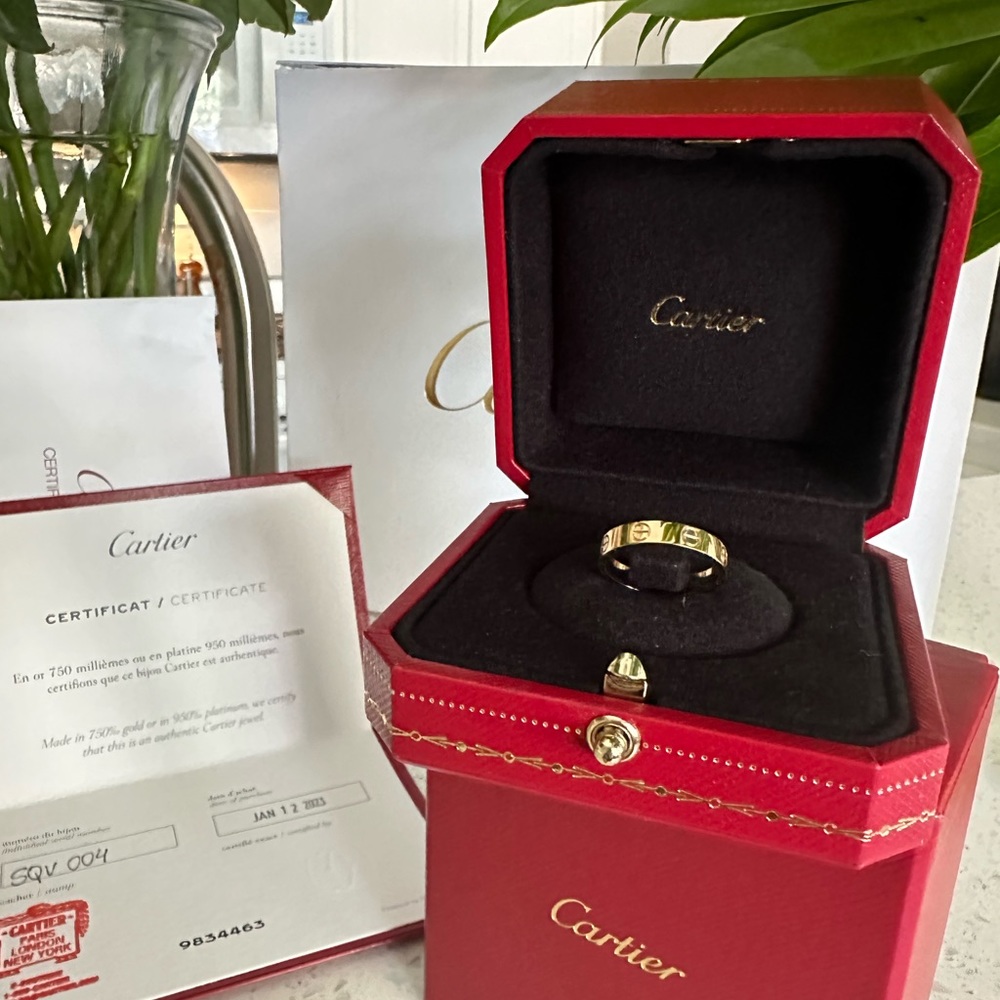 🔥BNIB CARTIER LOVE WEDDING BAND🔥